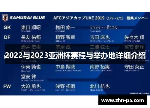 2022与2023亚洲杯赛程与举办地详细介绍