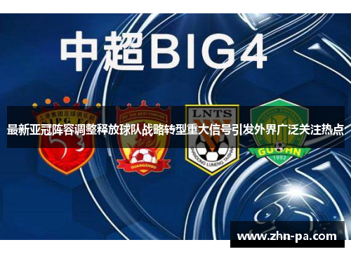 最新亚冠阵容调整释放球队战略转型重大信号引发外界广泛关注热点